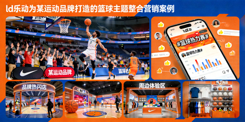 ld乐动为某运动品牌打造的篮球主题整合营销案例展示
